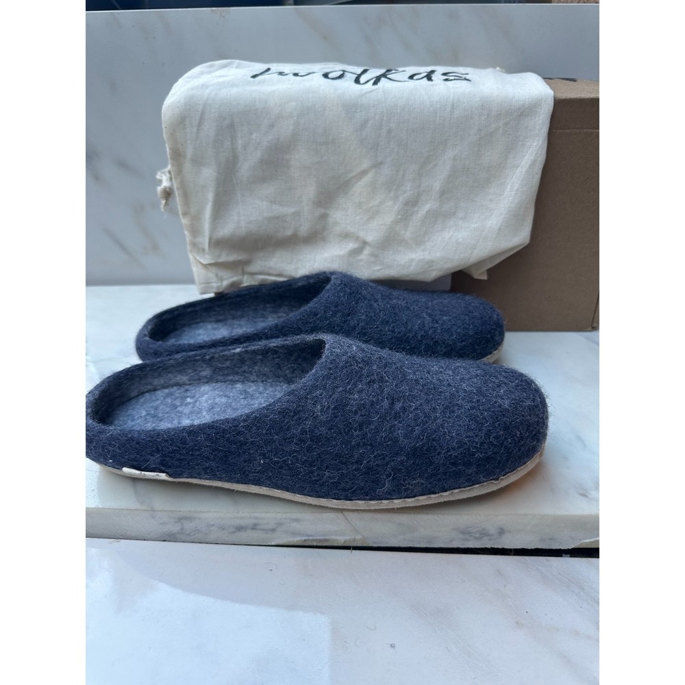 $95 NIB Nootkas Women's Felted Merino Wool 'Astoria' Mule House Slipper 10.5-11